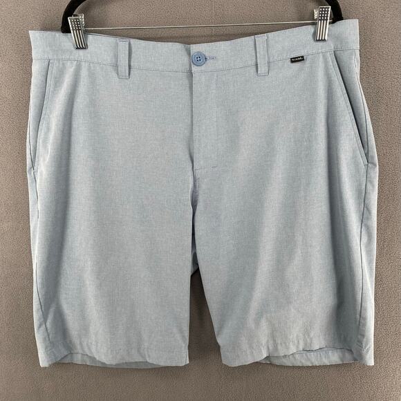 Travis Matthew Beck Golf Shorts Mens 38 1MM208 Blue Stretch Comfortable Sport